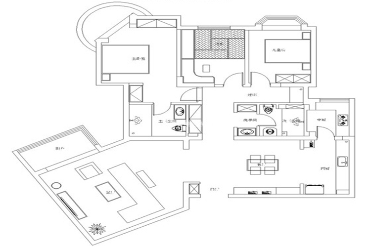 城建東逸二期-240平-現(xiàn)代風(fēng)格-戶型圖.jpg