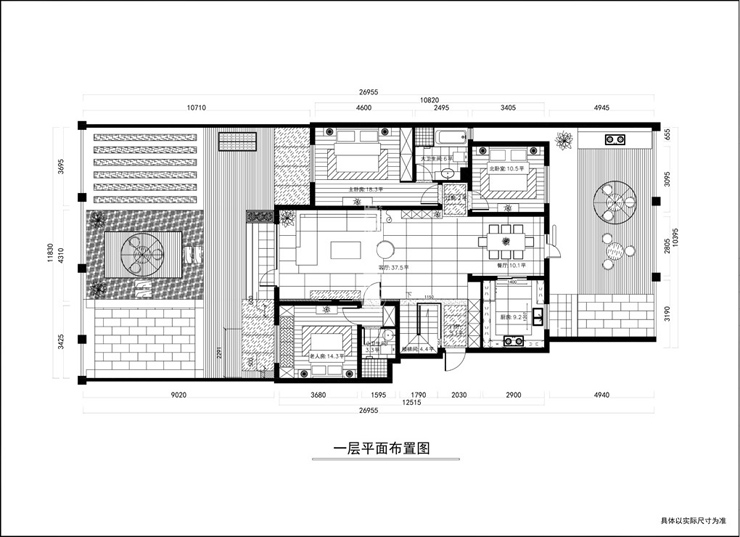 設(shè)計(jì)五部-王偉力-萬科西華府400平米-現(xiàn)代風(fēng)格-1層平面.jpg