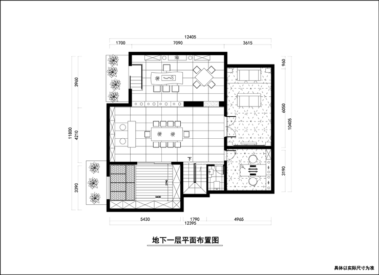 設(shè)計(jì)五部-王偉力-萬科西華府400平米-現(xiàn)代風(fēng)格-負(fù)一層平面.jpg